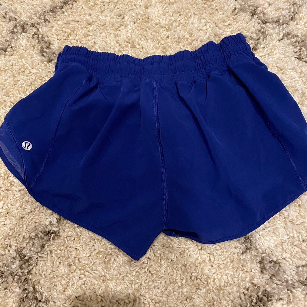 lululemon royal blue shorts